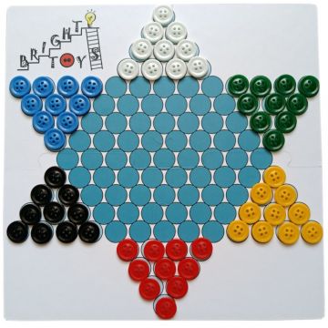 Joc 2 in 1 Bright Toys Sari nasturele! - Dama chinezeasca si Halma