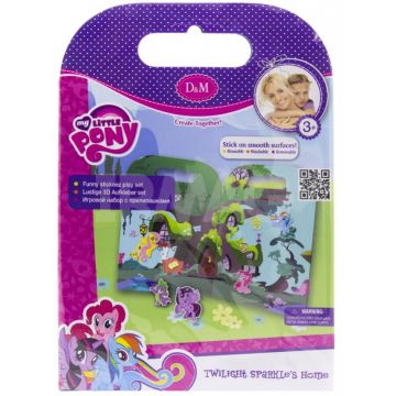 Joc creativ cu stickere Revontuli Toys Oy - Micul meu ponei, Casa lui Sparkle