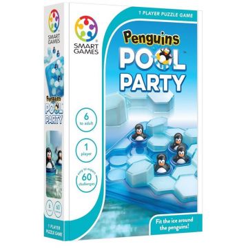 Joc de logică pentru copii Smart Games Compact - Pinguini linga piscina