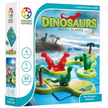 Joc de logică pentru copii Smart Games Originals Kids Adults - Insulele mistice ale dinozaurilor