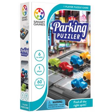Joc de logică Smart Games Compact - Parcare puzzle