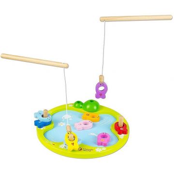 joc magnetic din lemn Classic World - Pescuit