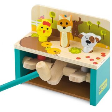 Jucarie din lemn Andreu toys - Loveste si sari - Gandaci