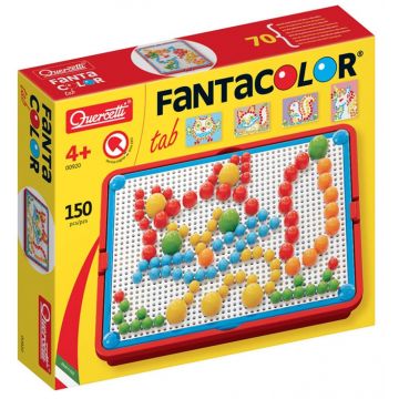 Mozaic de 160 piese Quercetti - Fantacolor Portable Small