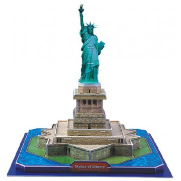 Puzzle 3D Cubic Fun de 30 piese - Statue Of Liberty (U.S.A)