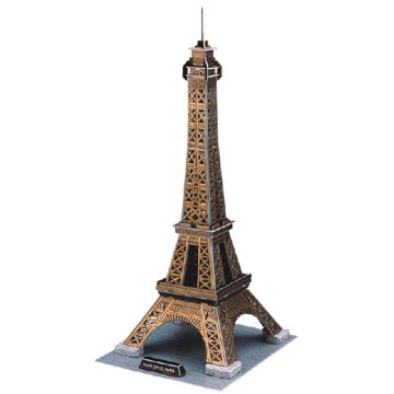 Puzzle 3D Cubic Fun de 35 piese - Eiffel Tower