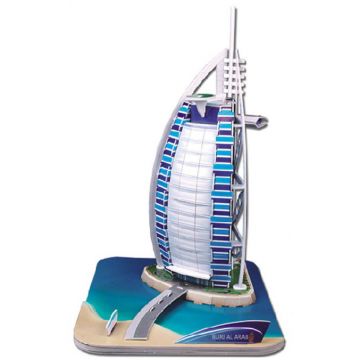 Puzzle 3D Cubic Fun de 44 piese - Burj Al-Arab