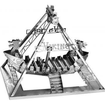Puzzle 3D din metal Tronico - Nava vikingă