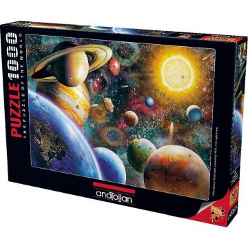 Puzzle Anatolian din 1000 de piese - Planets in Space, Adrian Chesterman