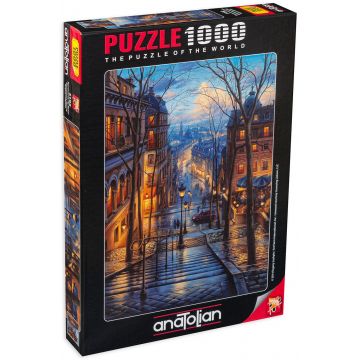 Puzzle Anatolian din 1000 de piese - Primavara in Monmartre, Evgeny Lushpin