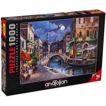 Puzzle Anatolian din 1000 de piese - Strada din Venetia, James Lee
