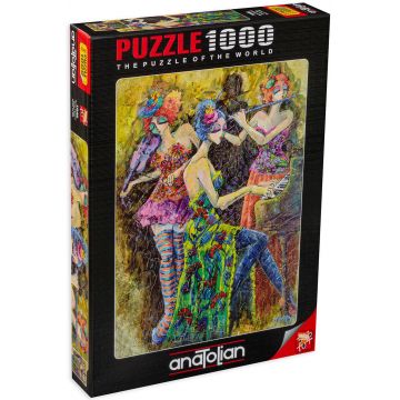 Puzzle Anatolian din 1000 de piese - Trio colorat
