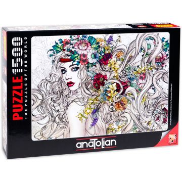 Puzzle Anatolian din 1500 de piese - Puterea florilor, Gratziana Zielinska