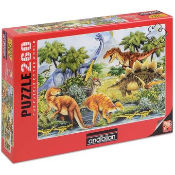 Puzzle Anatolian din 260 de piese - Valea dinozaurilor I, Howard Robinson