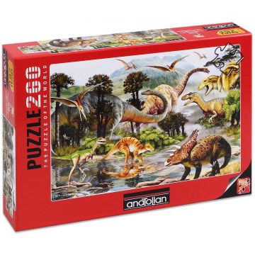 Puzzle Anatolian din 260 de piese - Valea dinozaurilor II, Howard Robinson