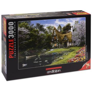 Puzzle Anatolian din 3000 de piese - Casa de langa lac, Dominic Davison