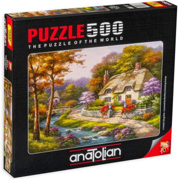 Puzzle Anatolian din 500 de piese - Cabana primavara , Sung Kim