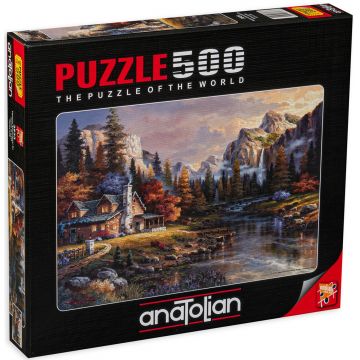 Puzzle Anatolian din 500 de piese - Casa in valea, James Lee
