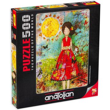 Puzzle Anatolian din 500 de piese - Fata la lumina soarelu, Janelle Nicole