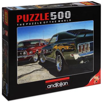 Puzzle Anatolian din 500 de piese - Masini rapide, Michael Irvine