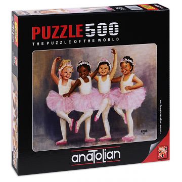 Puzzle Anatolian din 500 de piese - Micutele balerine, Diane Dengel