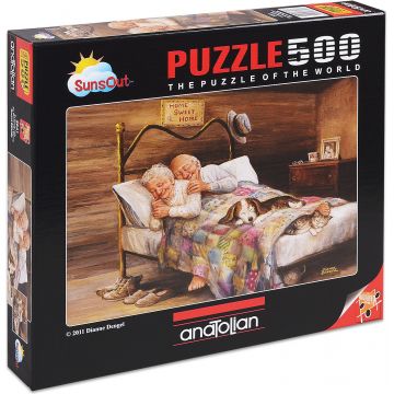 Puzzle Anatolian din 500 de piese - Nu este loc mai frumos ca acasa, Diane Dengel