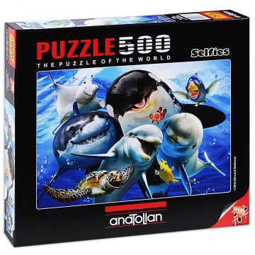 Puzzle Anatolian din 500 de piese - Ocean Selfie, Howard Robinson