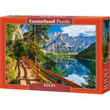 Puzzle Castorland din 1000 de piese - Braies Lake, Italy