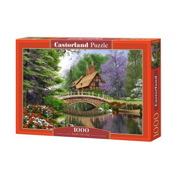 Puzzle Castorland din 1000 de piese - Casa langa rau