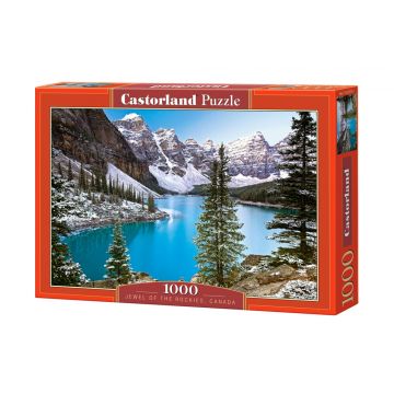 Puzzle Castorland din 1000 de piese - Lac in Canada