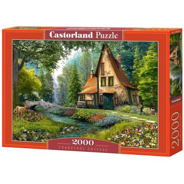 Puzzle Castorland din 2000 de piese - Casa in padure, Dominic Davison