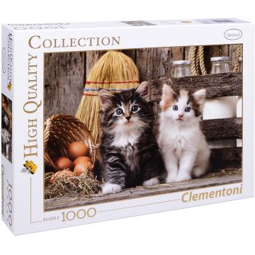 Puzzle Clementoni din 1000 de piese - Pisicute dragalase