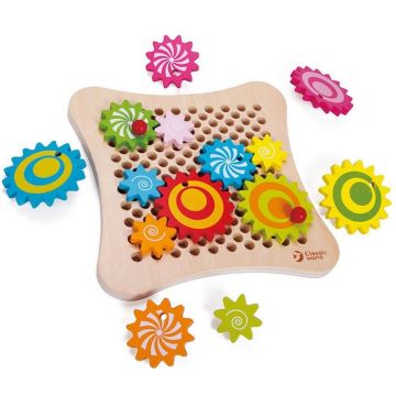 Puzzle din lemn Classic World - Roti dintate