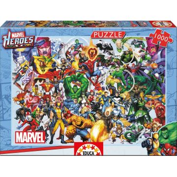 Puzzle Educa din 1000 de piese - Eroii Marvel