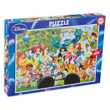 Puzzle Educa din 1000 de piese - Lumea minunata Disney