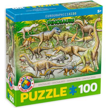 Puzzle Eurographics din 100 de piese – Dinozauri