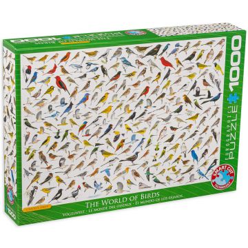 Puzzle Eurographics din 1000 de piese - Colaj cu pasari