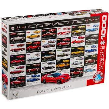 Puzzle Eurographics din 1000 de piese - Dezvoltarea automobilelor Chevrolet