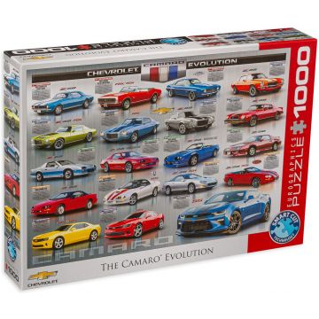 Puzzle Eurographics din 1000 de piese - Evolutia Chevrolet Camaro