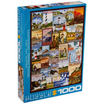 Puzzle Eurographics din 1000 de piese - Faruri