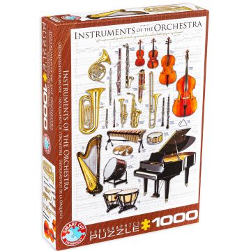 Puzzle Eurographics din 1000 de piese - Instrumente ale orchestrei