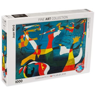 Puzzle Eurographics din 1000 de piese - Iubire amara, Joan Miro