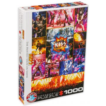 Puzzle Eurographics din 1000 de piese - Kiss in direct