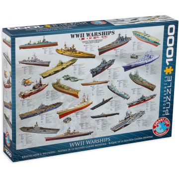 Puzzle Eurographics din 1000 de piese - Nave militare din Al doilea razboi mondial