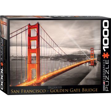 Puzzle Eurographics din 1000 de piese - Podul Golden Gate, San Francisco