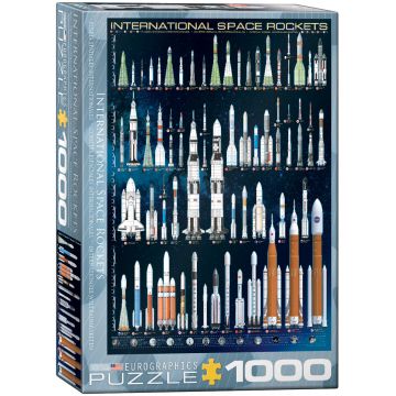 Puzzle Eurographics din 1000 de piese - Rachete spatiale internationale