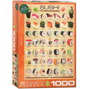 Puzzle Eurographics din 1000 de piese - Sushi
