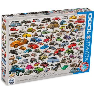 Puzzle Eurographics din 1000 de piese - Volkswagen broscuta
