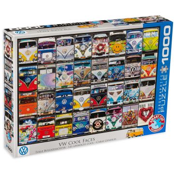 Puzzle Eurographics din 1000 de piese - VW Cool Faces