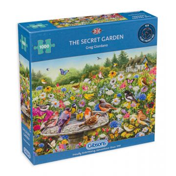 Puzzle Gibsons din 1000 de piese - Gradina sereta, Greg Giordano